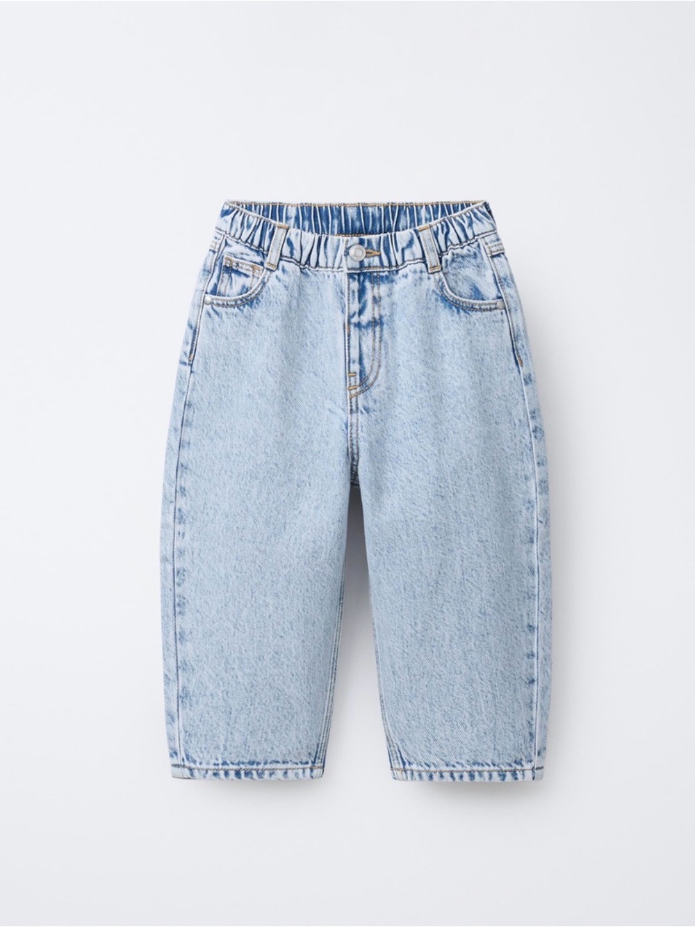 Zara Kids Light Wash Denim Jogger Jeans
